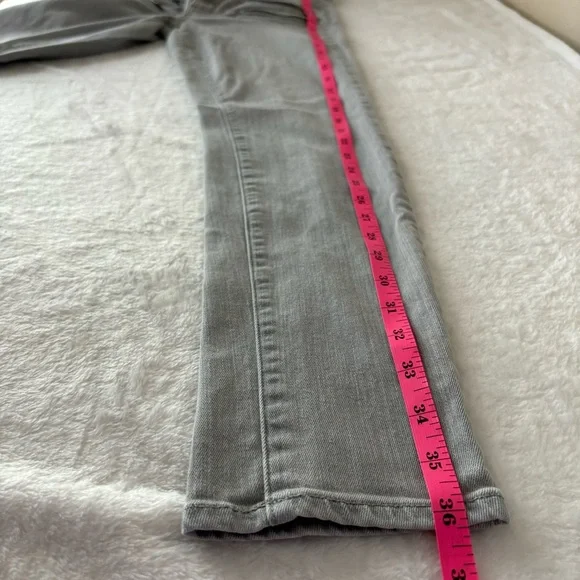 PAIGE Edgemont Montauk Grey No Whiskers Jeans Size 27 - Picture 12 of 13